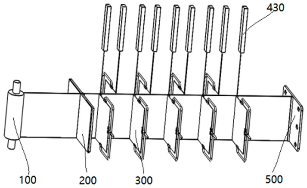 A lithium battery cell stacking device and method of using the same