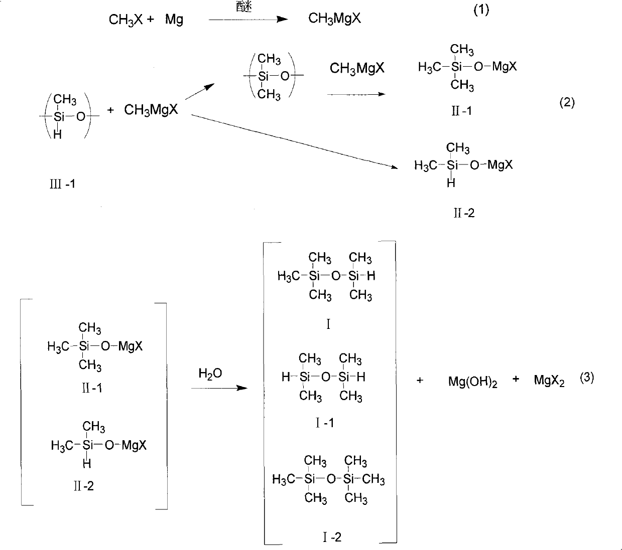 Method for preparing pentamethyl disiloxane