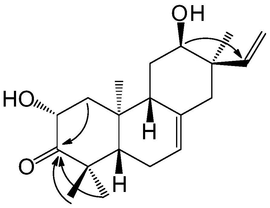 Tricyclic diterpenoid compound with antitumor activity, and preparation method and application thereof