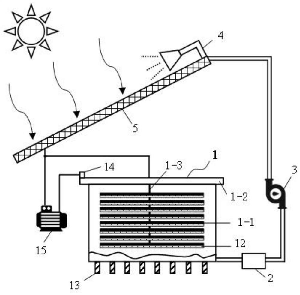 Solar cell panel cleaning and dust removing device