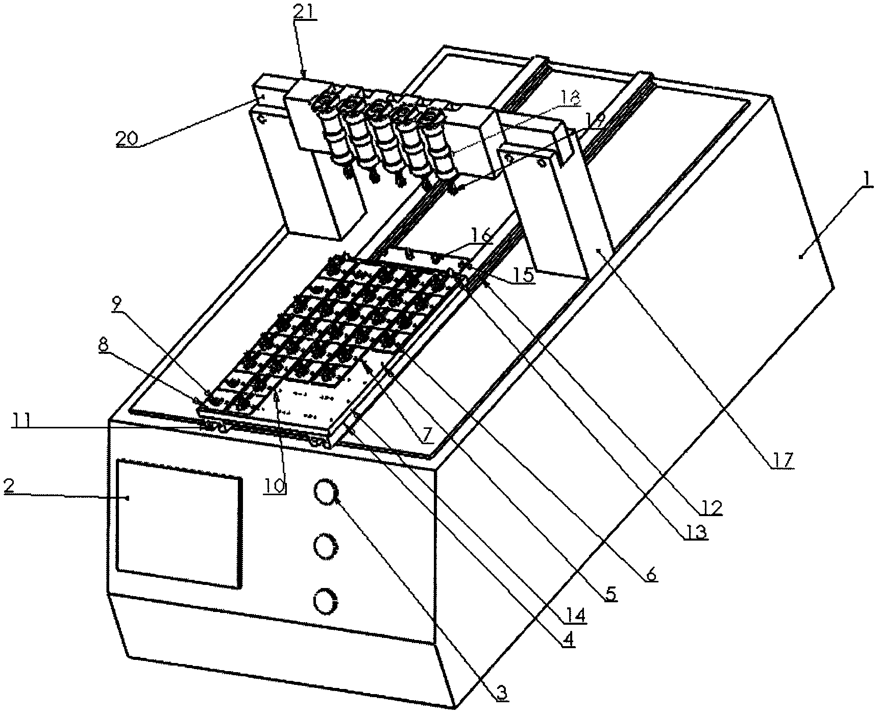 Dual-positioning high-accuracy automatic dispensing device