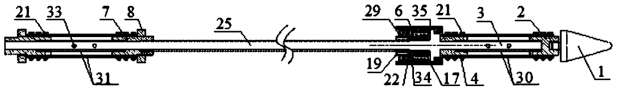 Observation method of variable pressure adjustable rock mass fissure permeability