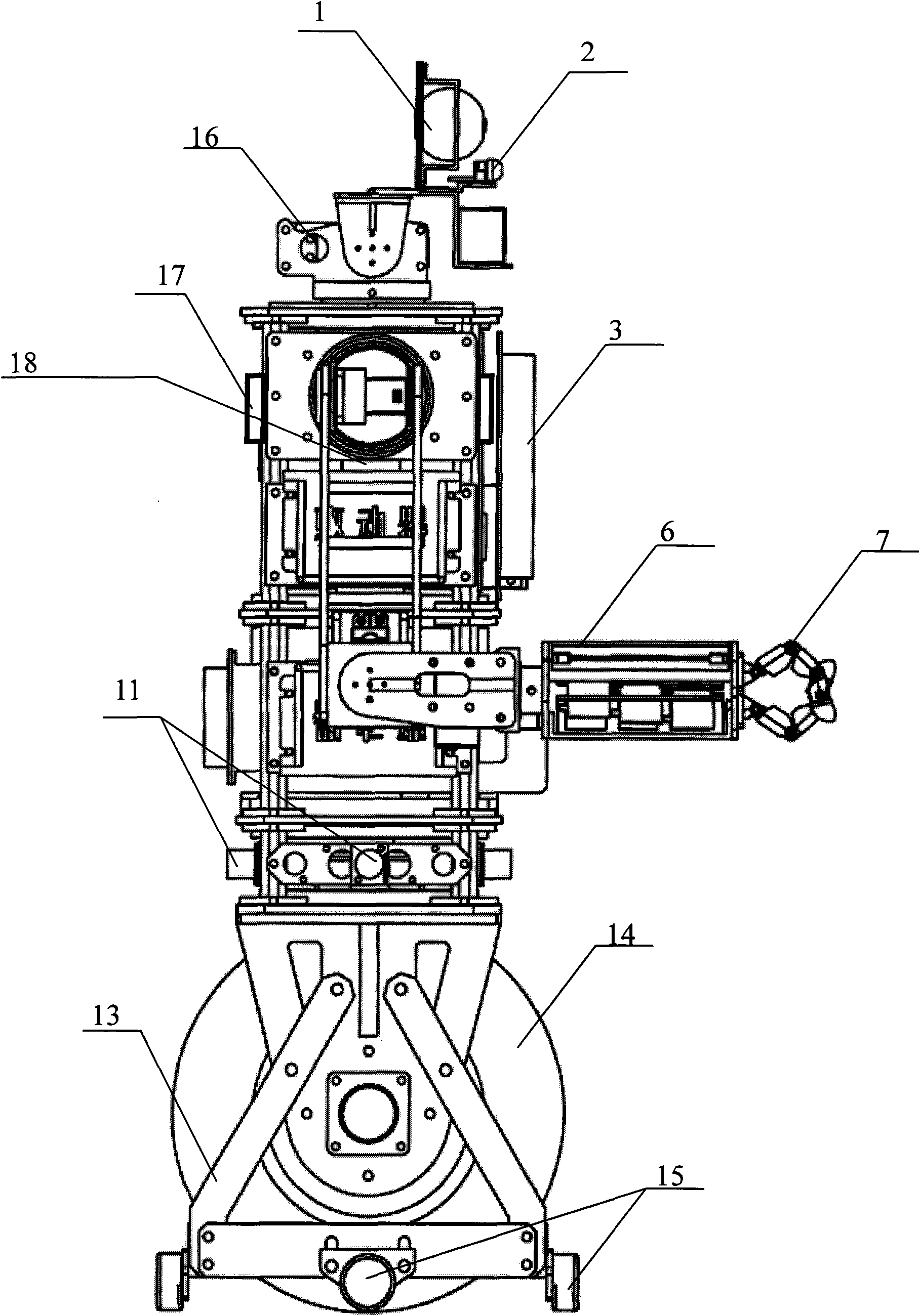 One-wheel robot system and control method thereof