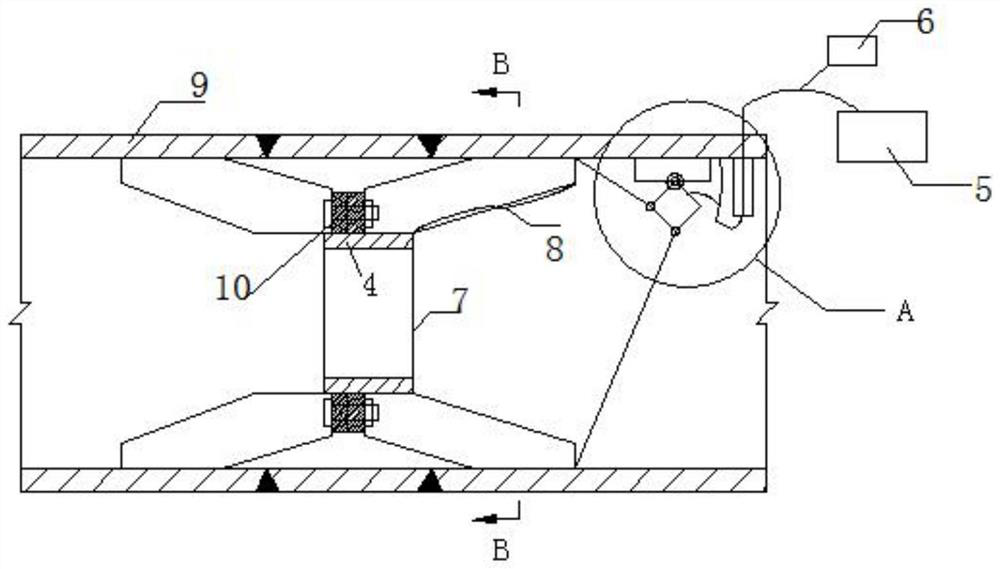 A kind of observation equipment and method for concrete pumping flow form in arch bridge pipe