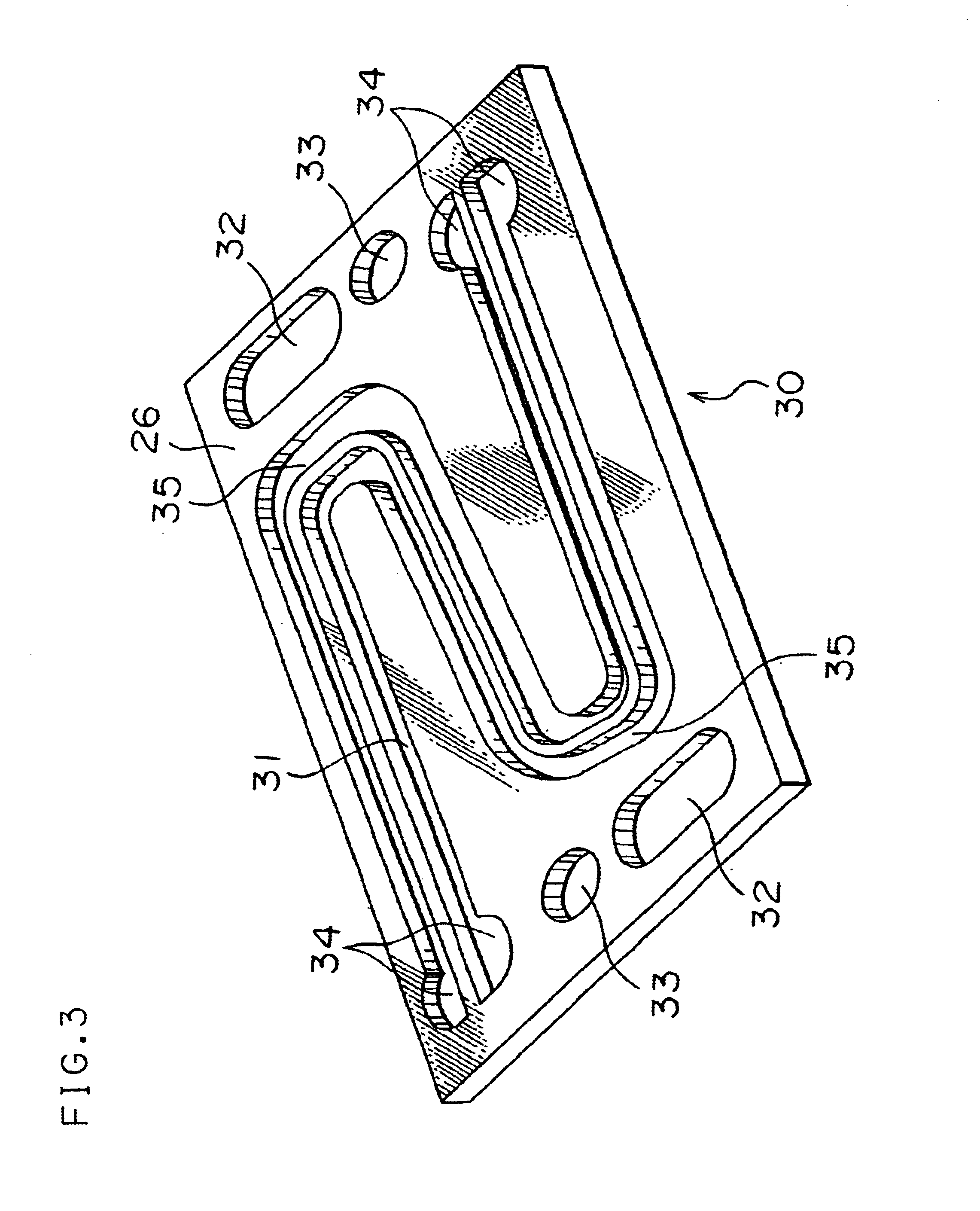 Fuel cell stack with separator of a laminate structure