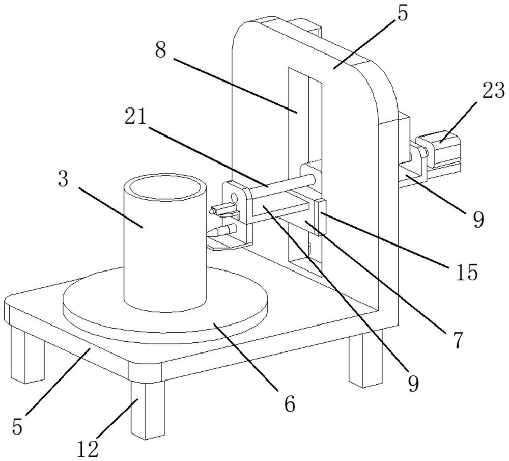 Automatic fixed-distance flame cutting equipment for curved-surface materials and using method of automatic fixed-distance flame cutting equipment