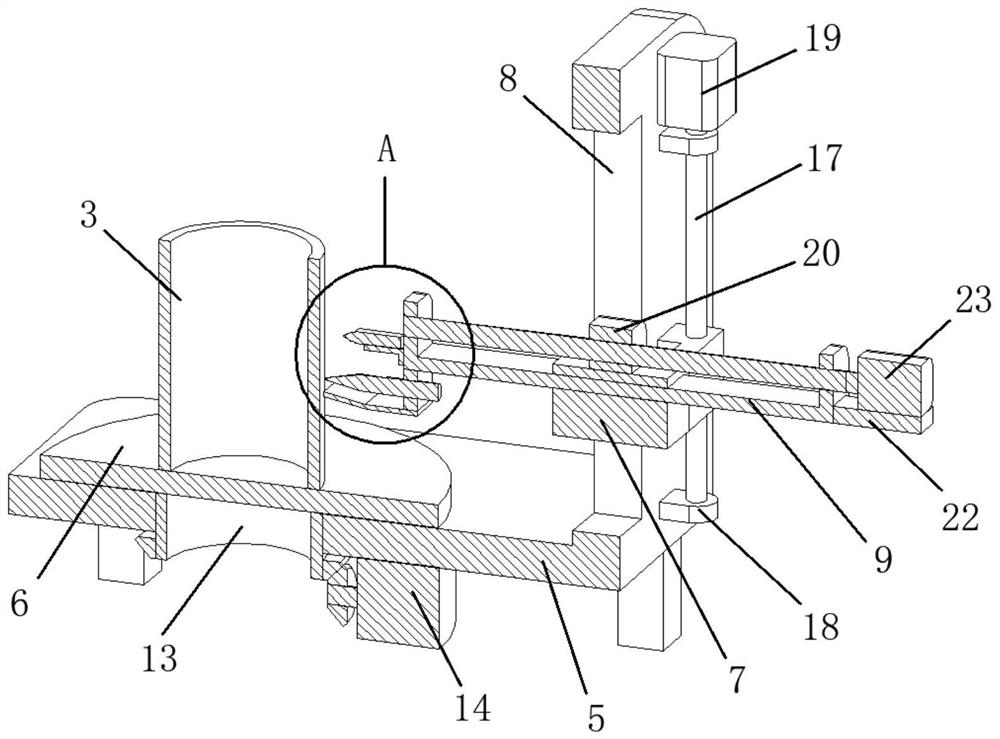 Automatic fixed-distance flame cutting equipment for curved-surface materials and using method of automatic fixed-distance flame cutting equipment