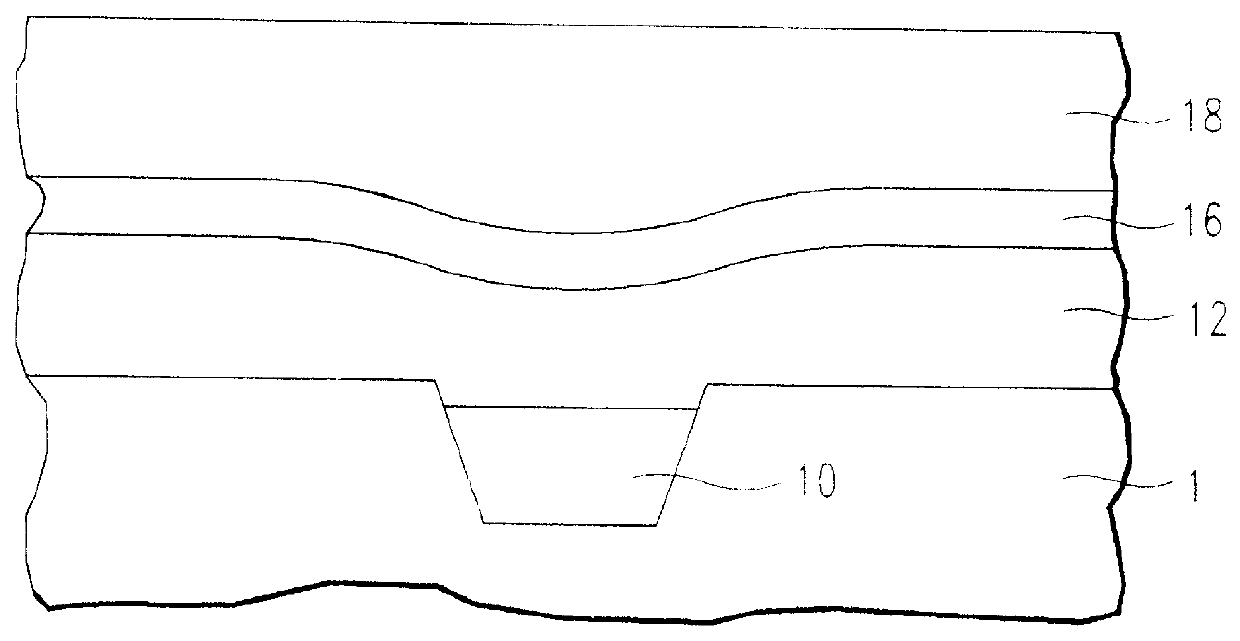 Process for defining a pattern using an anti-reflective coating and structure therefor