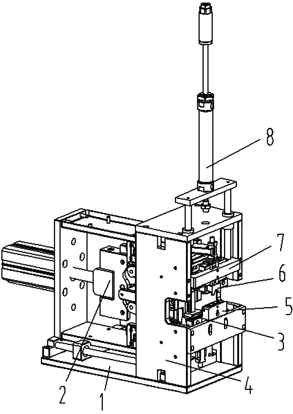 A twisting type wire stripping machine for cable processing