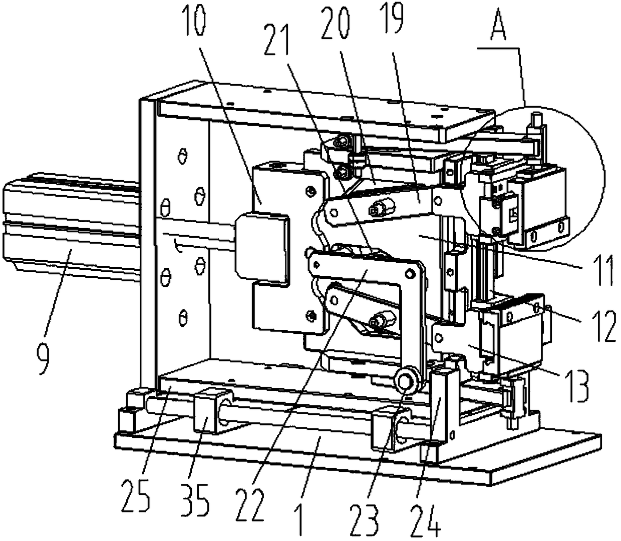 A twisting type wire stripping machine for cable processing