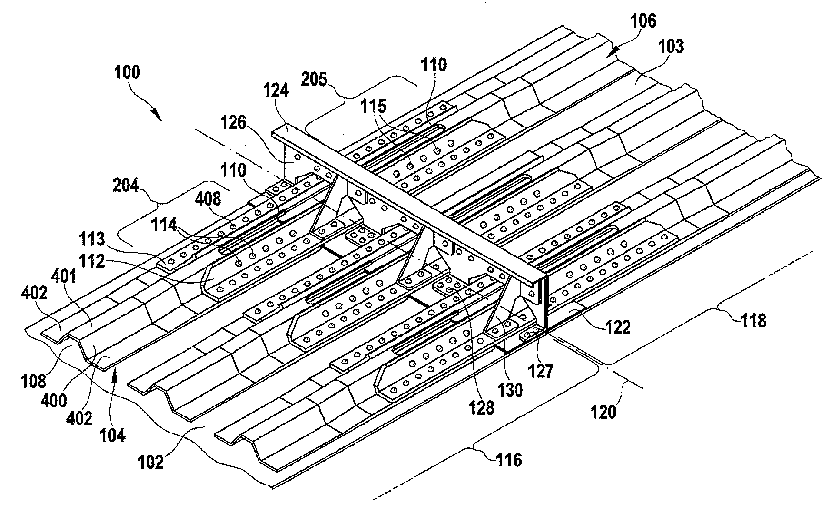 Method for Coupling Stiffening Profile Elements and Structural Component