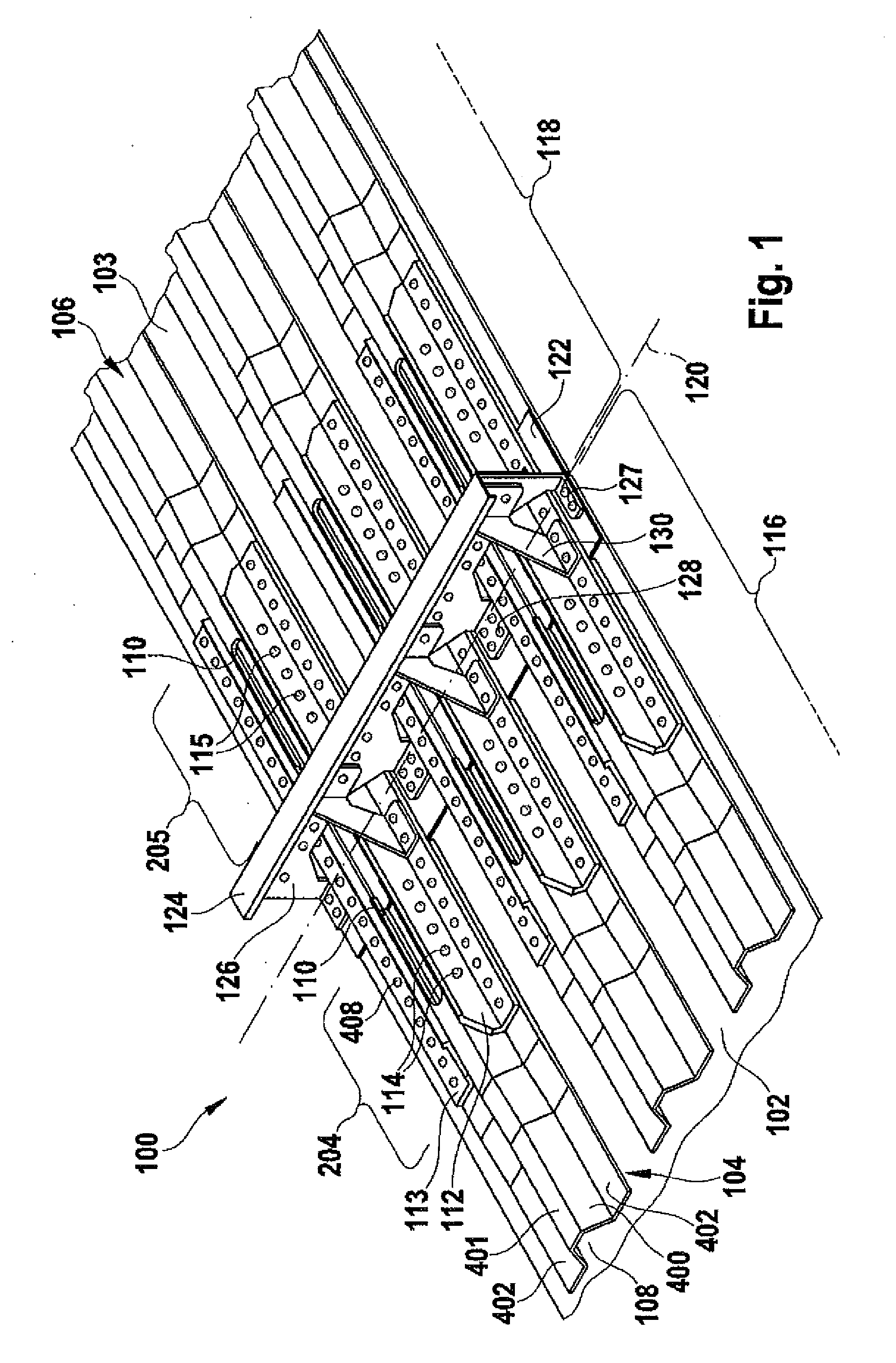 Method for Coupling Stiffening Profile Elements and Structural Component