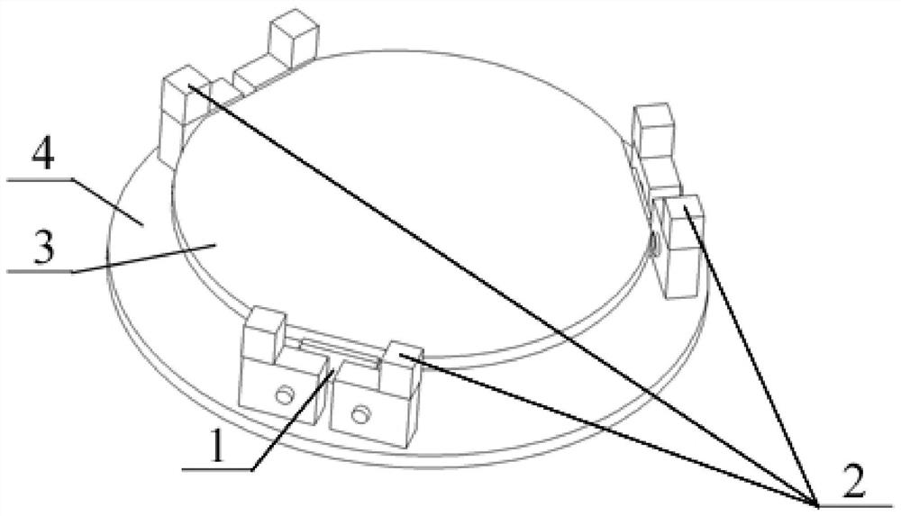 Six-degree-of-freedom adjusting device