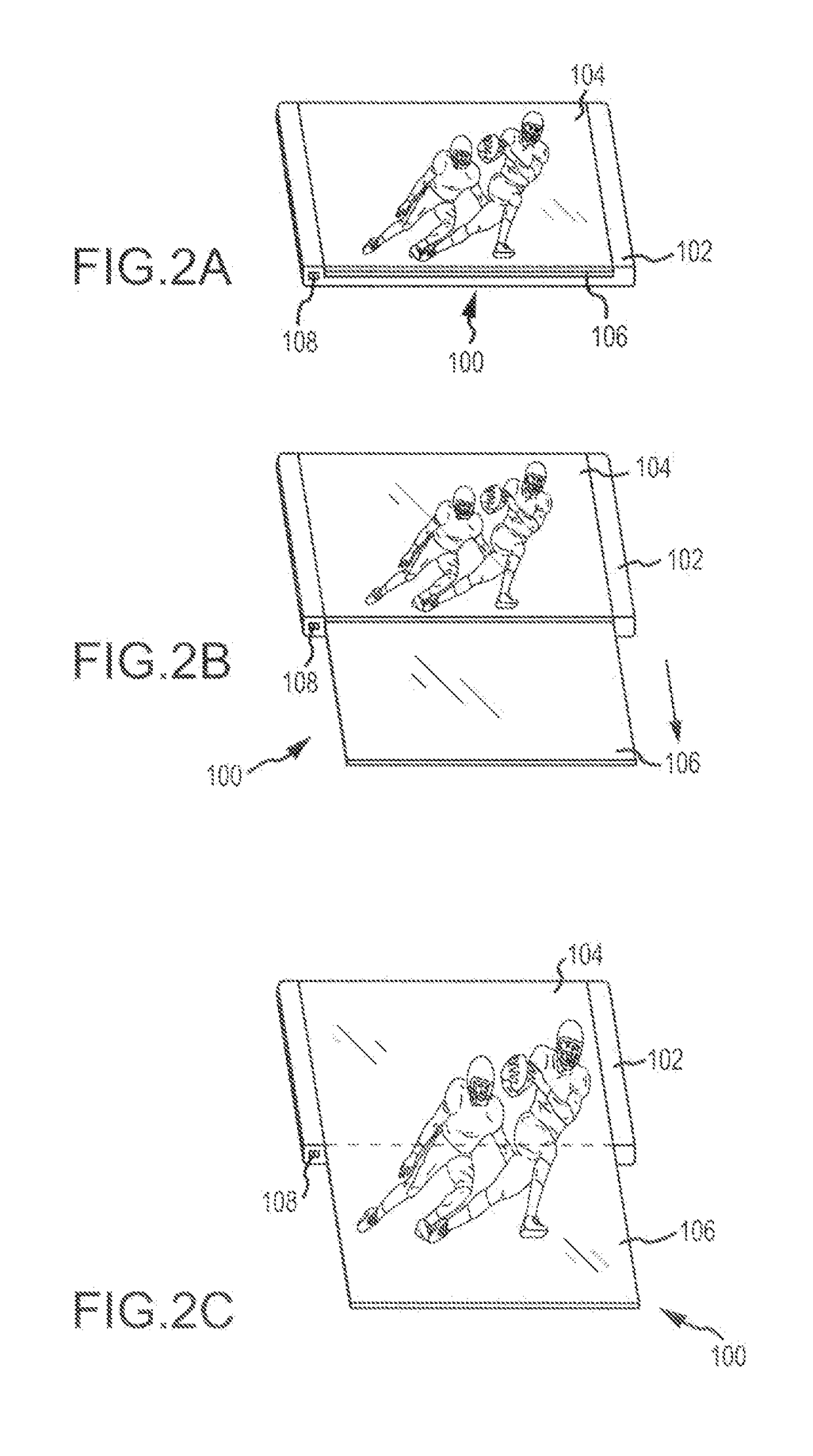 Communications device with extendable screen