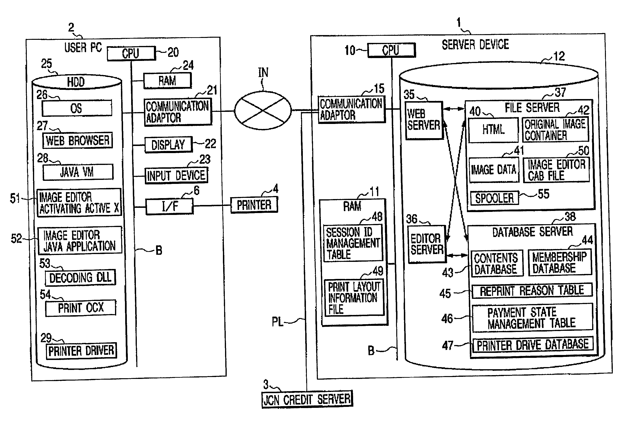 Server device, a user terminal, and a method of providing digital contents from the server device to the user terminal