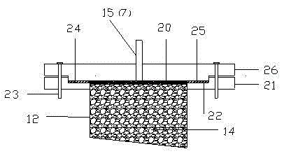 One-dimensional simulation device for migration and transformation of solutes in underground water under high water pressure action