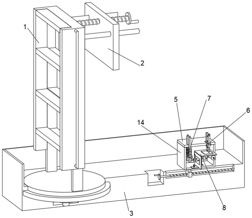 Monitoring equipment for vibration deformation at joint of highway bridge