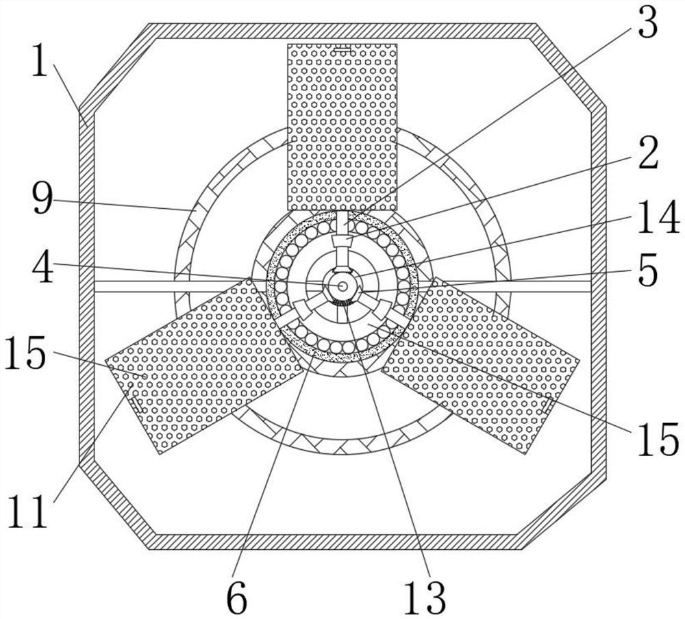 Raw material processing device for herba dendrobii decoction piece processing