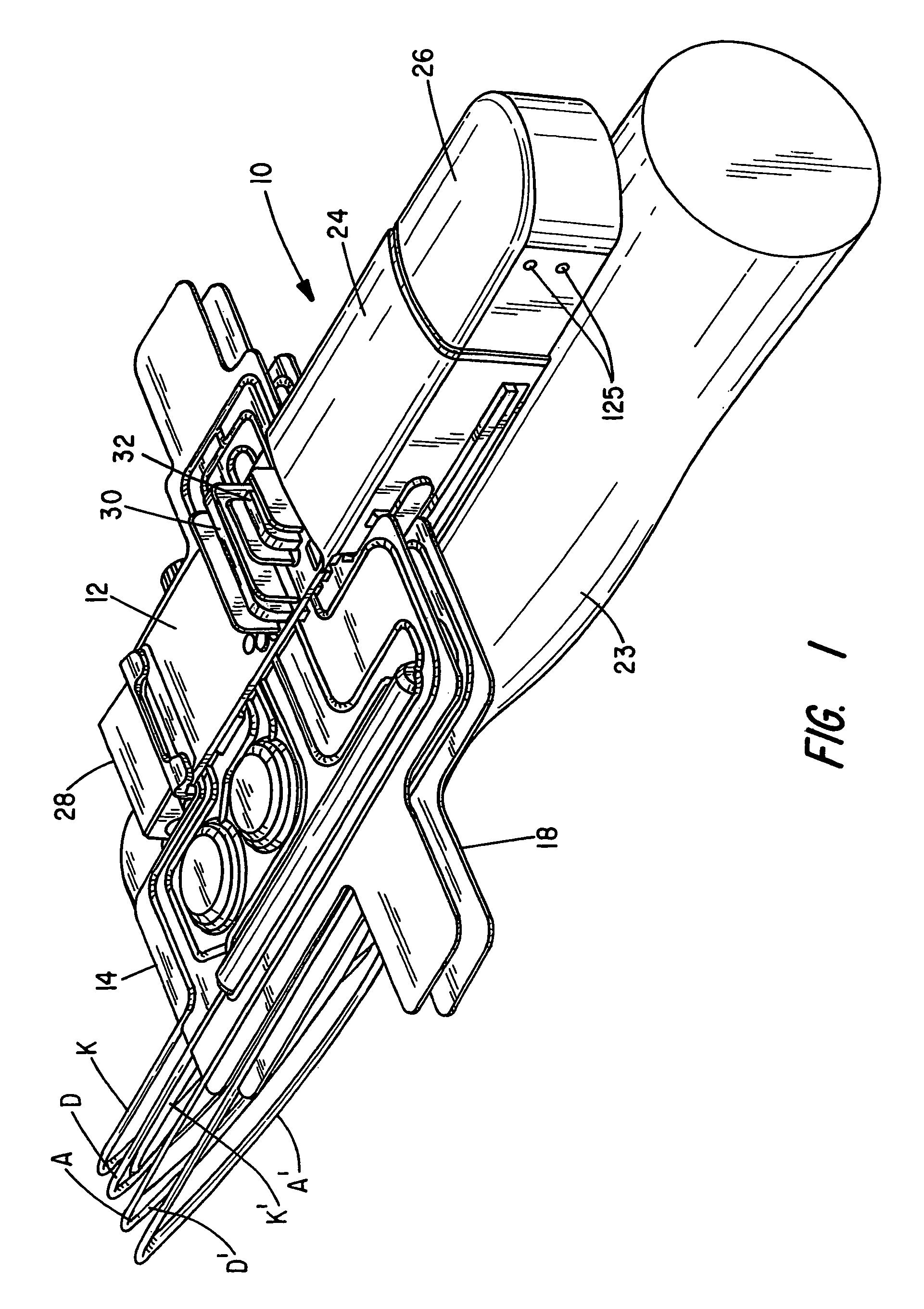 Chronic access system for extracorporeal treatment of blood including a continously wearable hemodialyzer