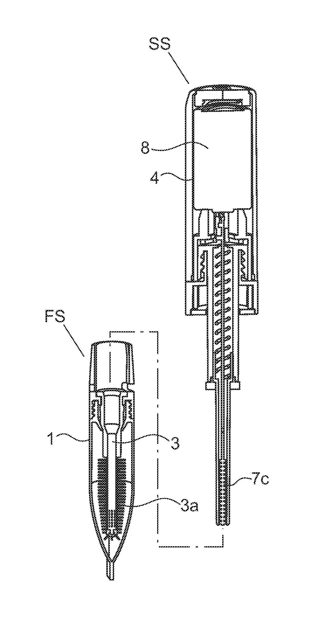 Kit for a heating applicator and product