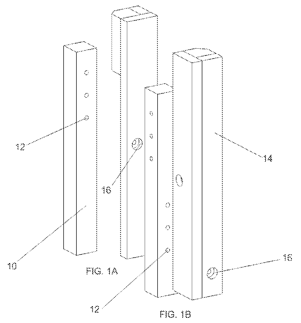 Height adjustable supports with the capacity for multiple orientations for use with tabletops, chair seats and similar surfaces