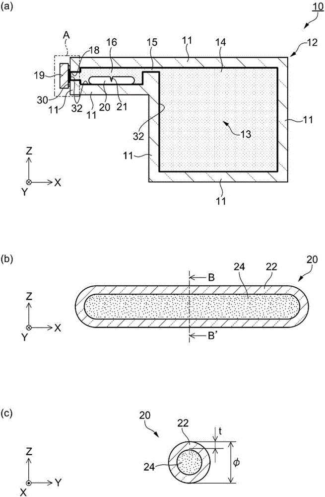 Magnetism measuring device, manufacturing method of magnetism measuring device, gas cell, and manufacturing method of gas cell