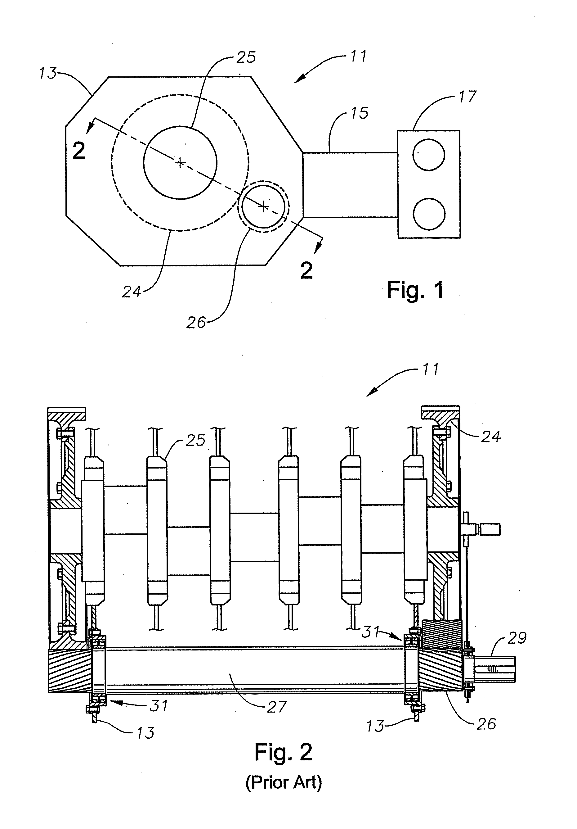Floating Pinion Bearing for a Reciprocating Pump