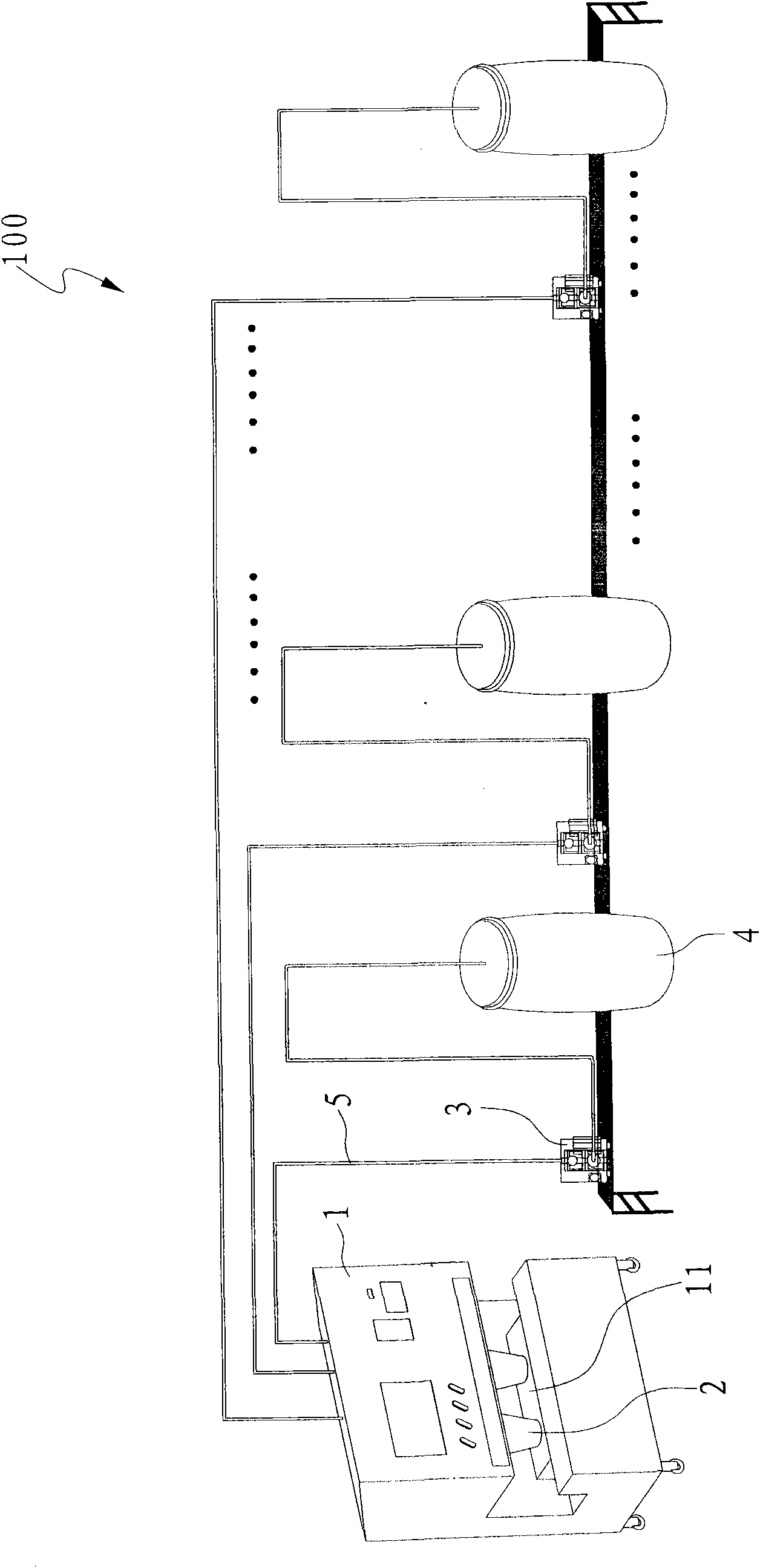 Liquid weighing device and automatic control method thereof