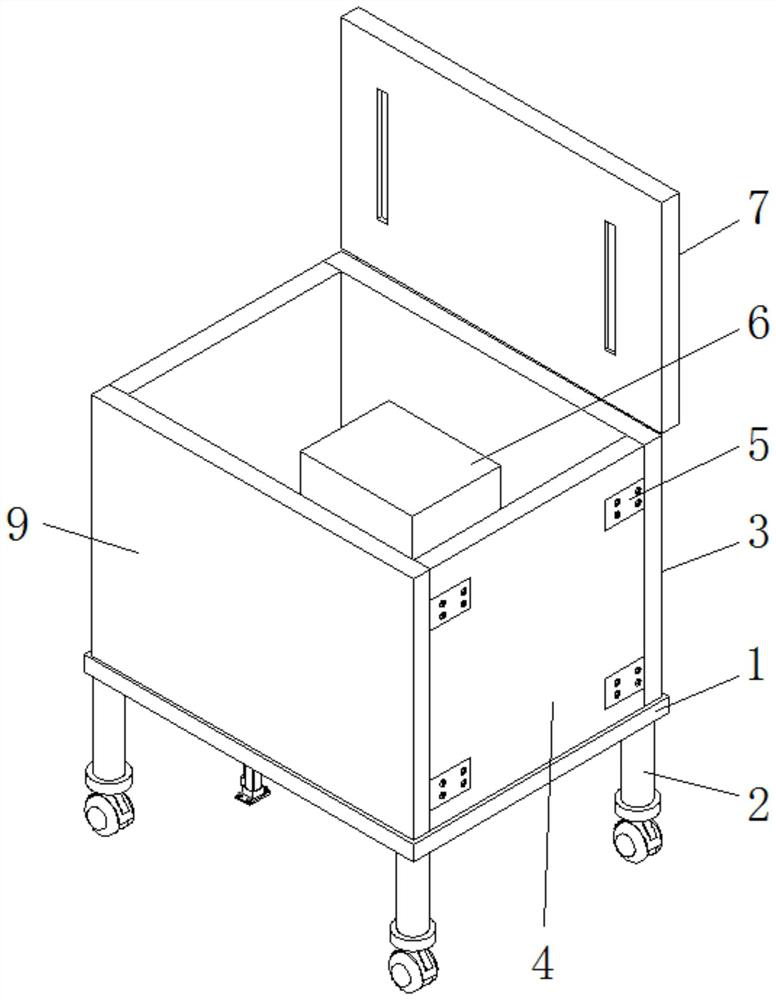 Vehicle-mounted refrigerator mold with guide ejection core-pulling mechanism