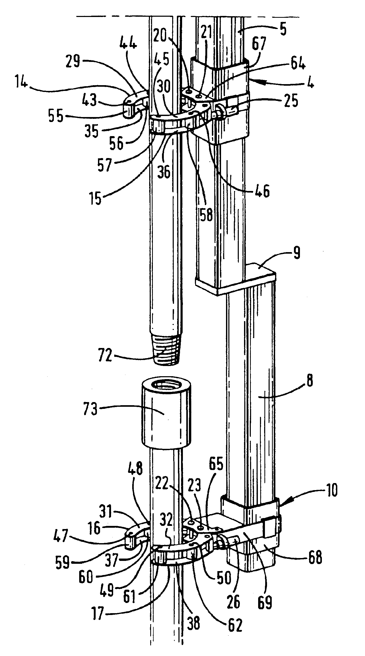Apparatus and method for handling of tubulars