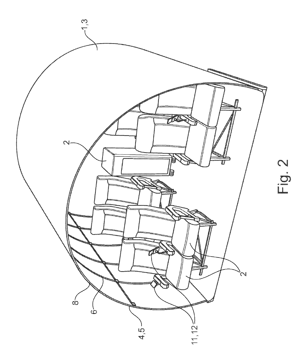 Method for checking the radio characteristics of a means of transport