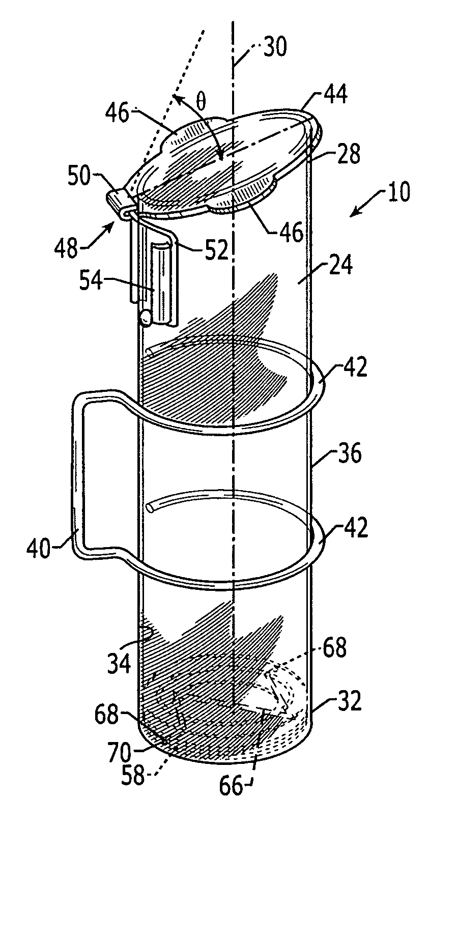 Container for dispensing comestibles