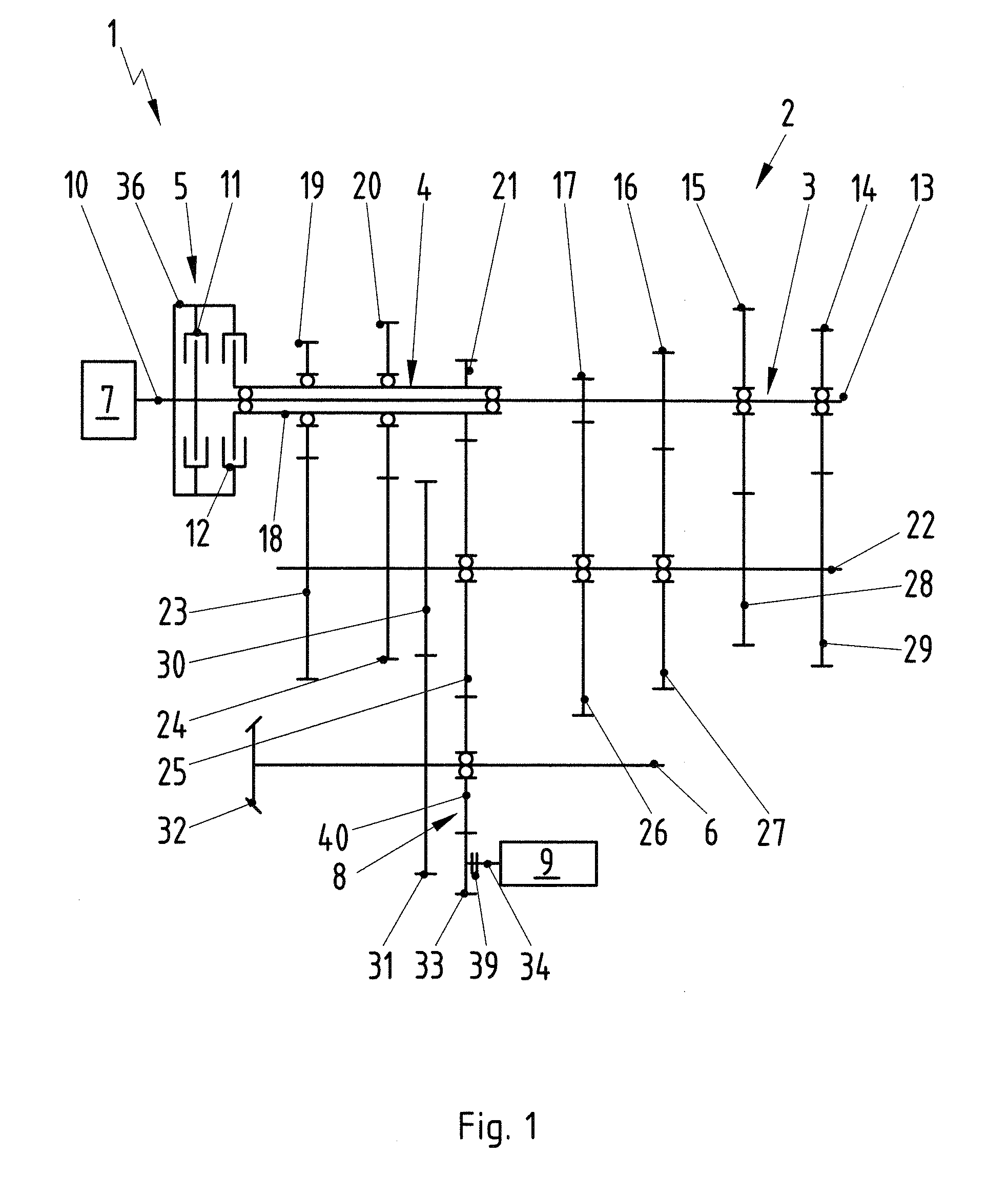 Drive system and method for operating such a drive system, in particular for a motor vehicle