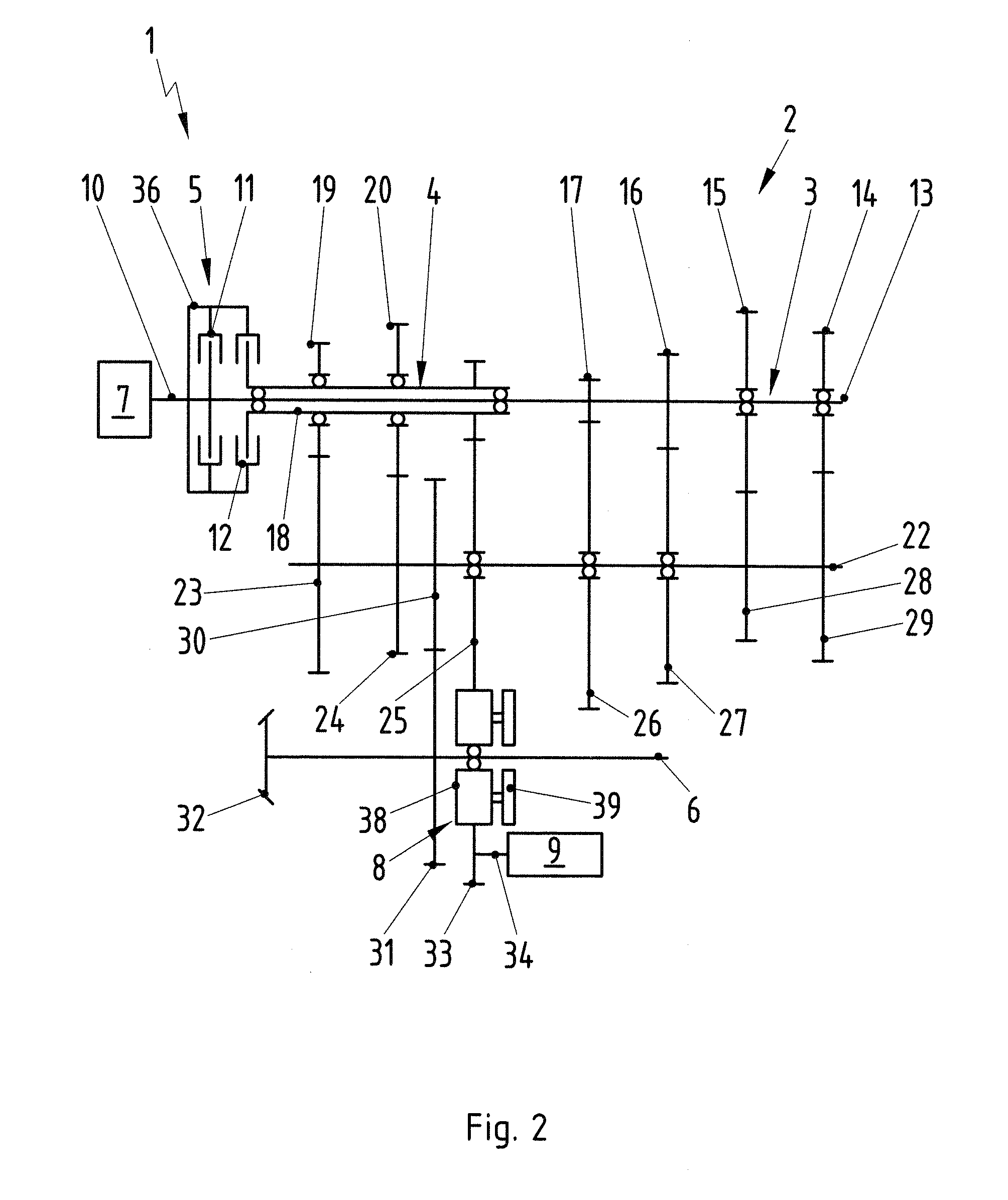 Drive system and method for operating such a drive system, in particular for a motor vehicle