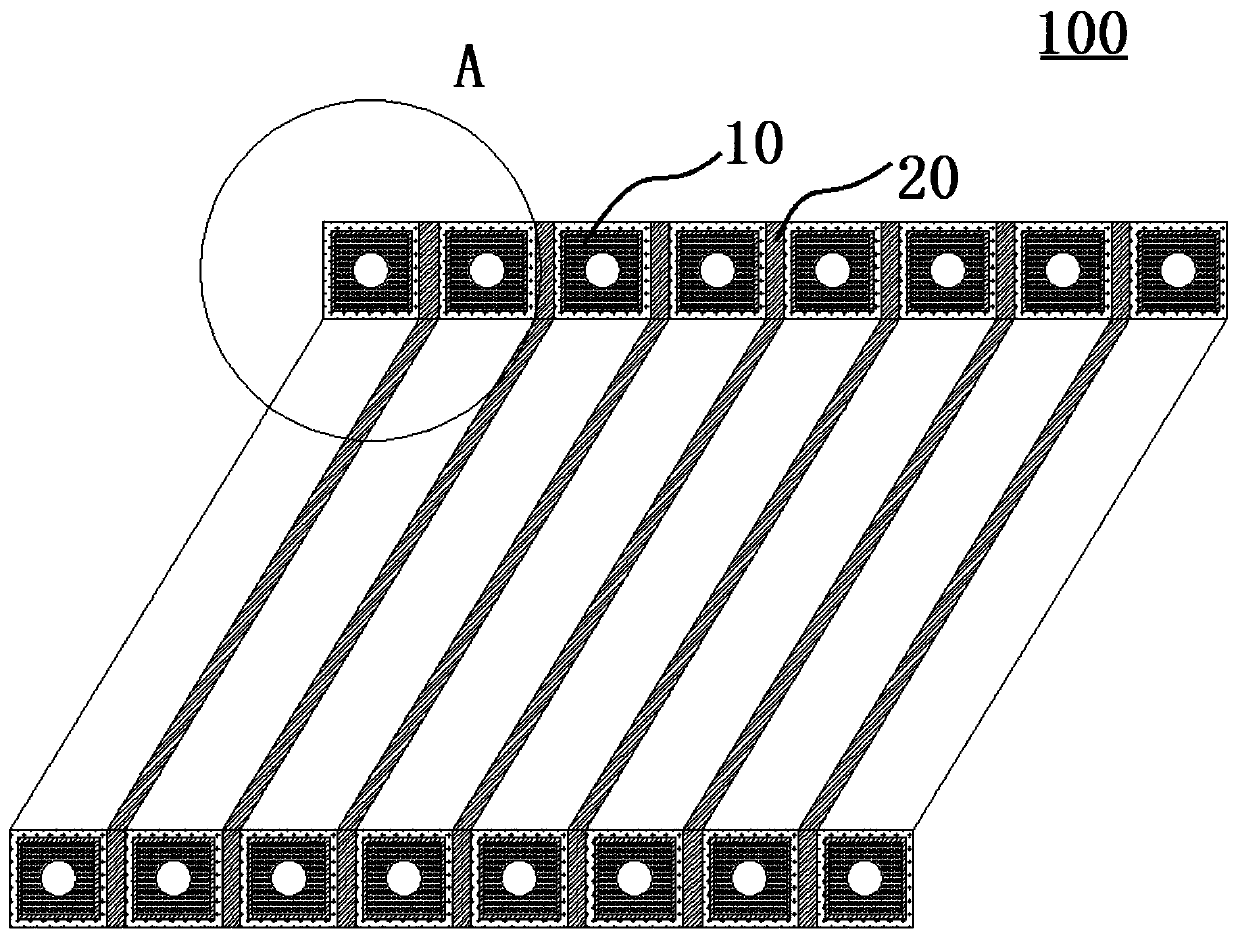 Double-wall hollow winding pipe and preparation method thereof