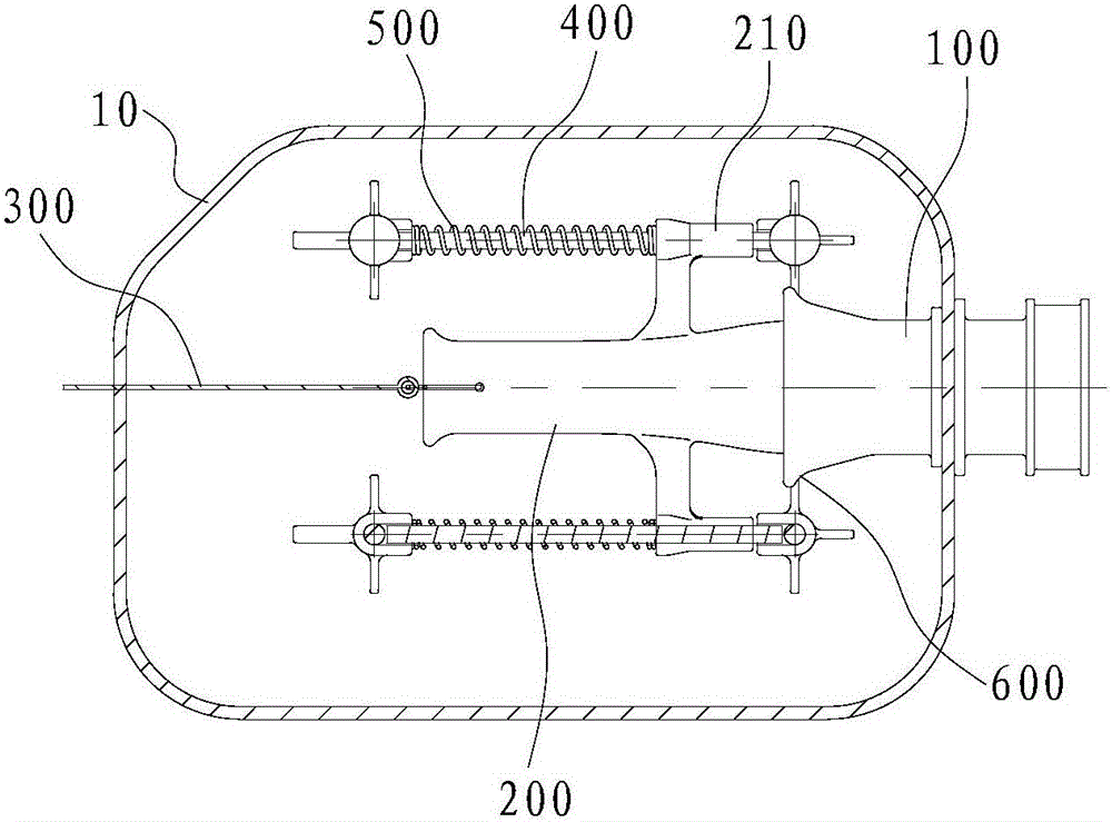Engine air inlet system with continuously variable air inlet resistance, engine air inlet adjusting method and engine