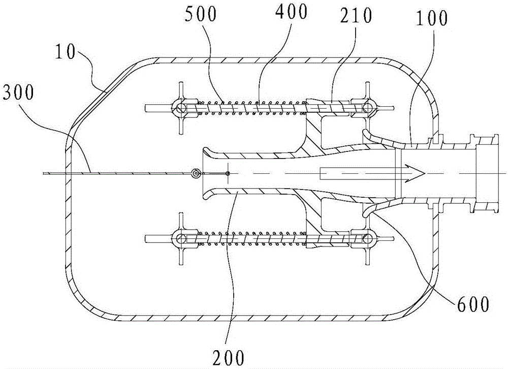 Engine air inlet system with continuously variable air inlet resistance, engine air inlet adjusting method and engine