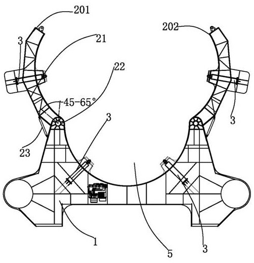 Control method of pile holding machine