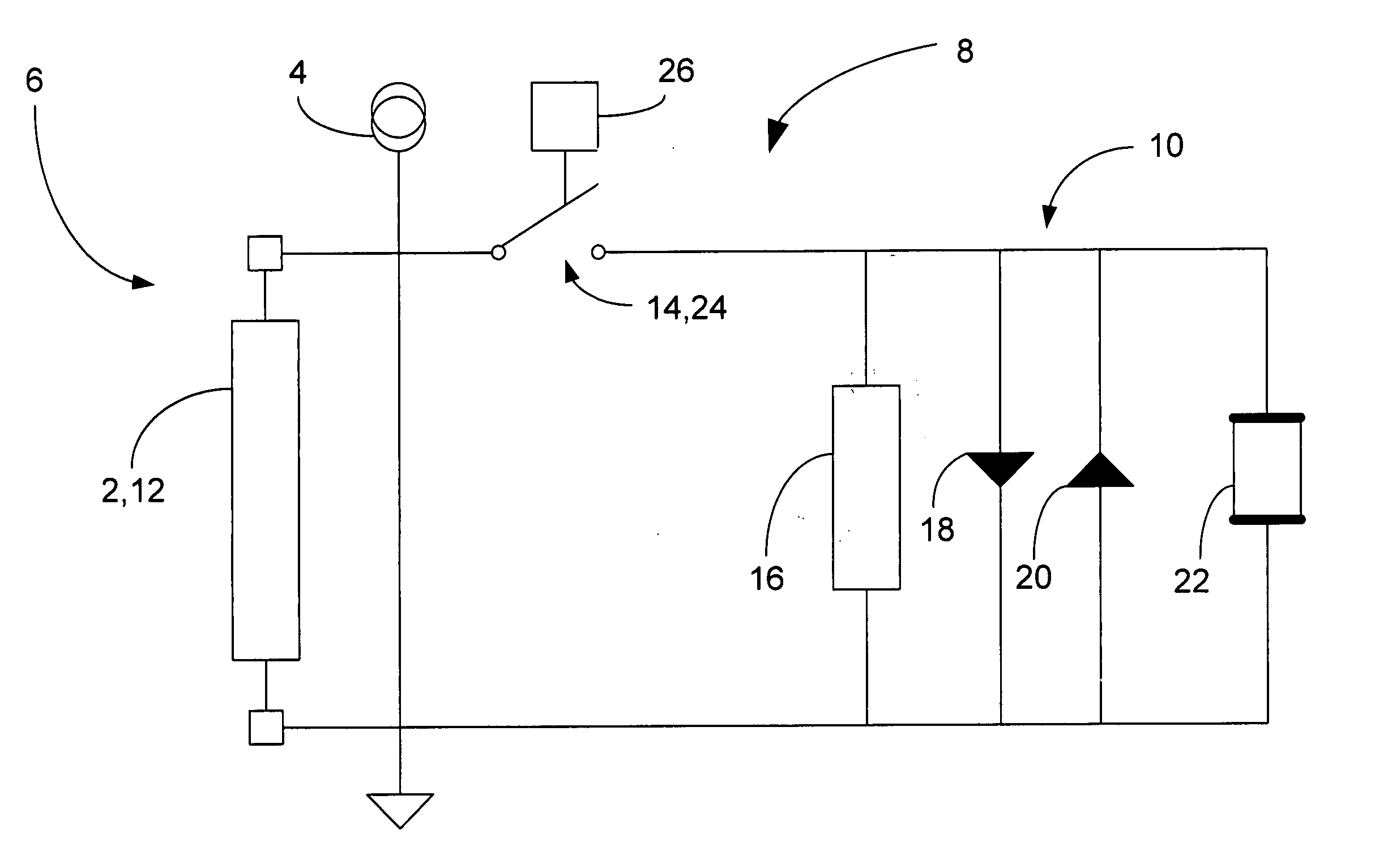 System and method for decreasing ESD damage during component level long term testing