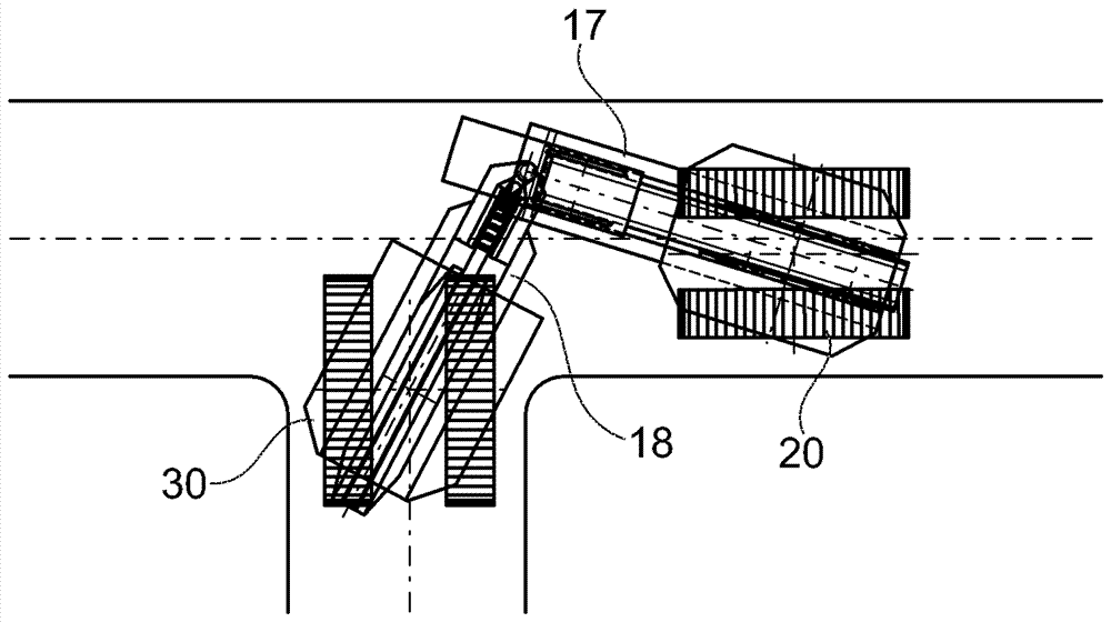 Groove wall device and method for making grooves in the ground