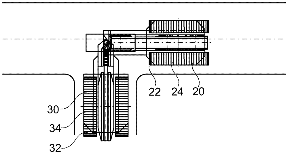 Groove wall device and method for making grooves in the ground