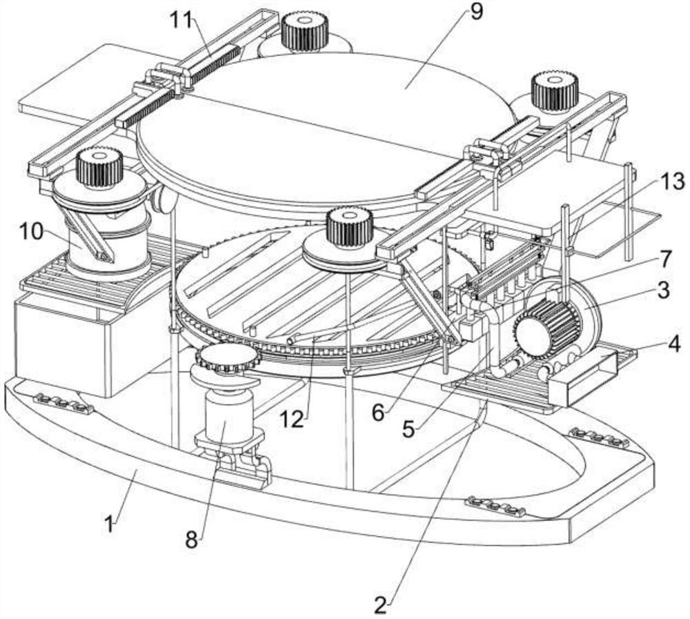 Blowing dust removal device for electronic product