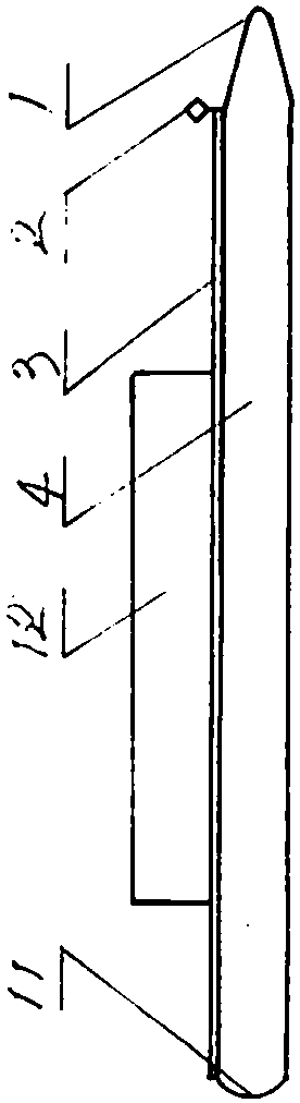 Fixed-width over-water-work ark capable of steadily breaking waves