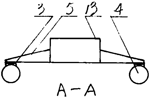 Fixed-width over-water-work ark capable of steadily breaking waves