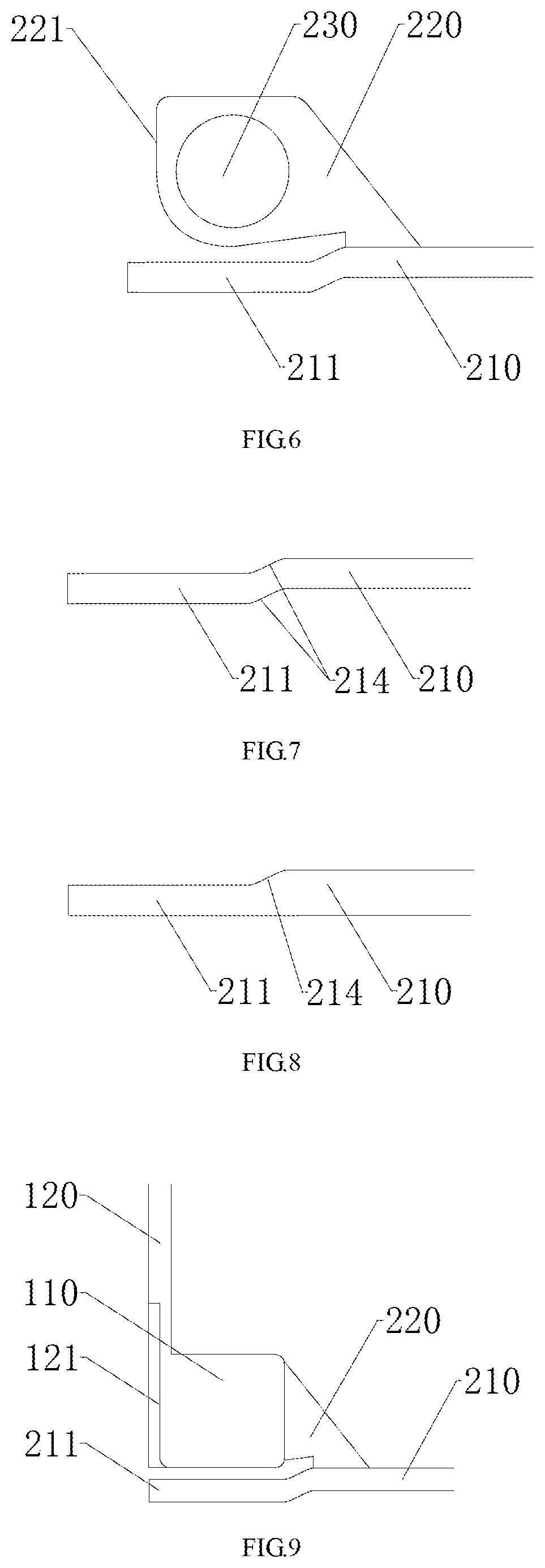 Magnetic connection structure of a spectacle frame for solid connection