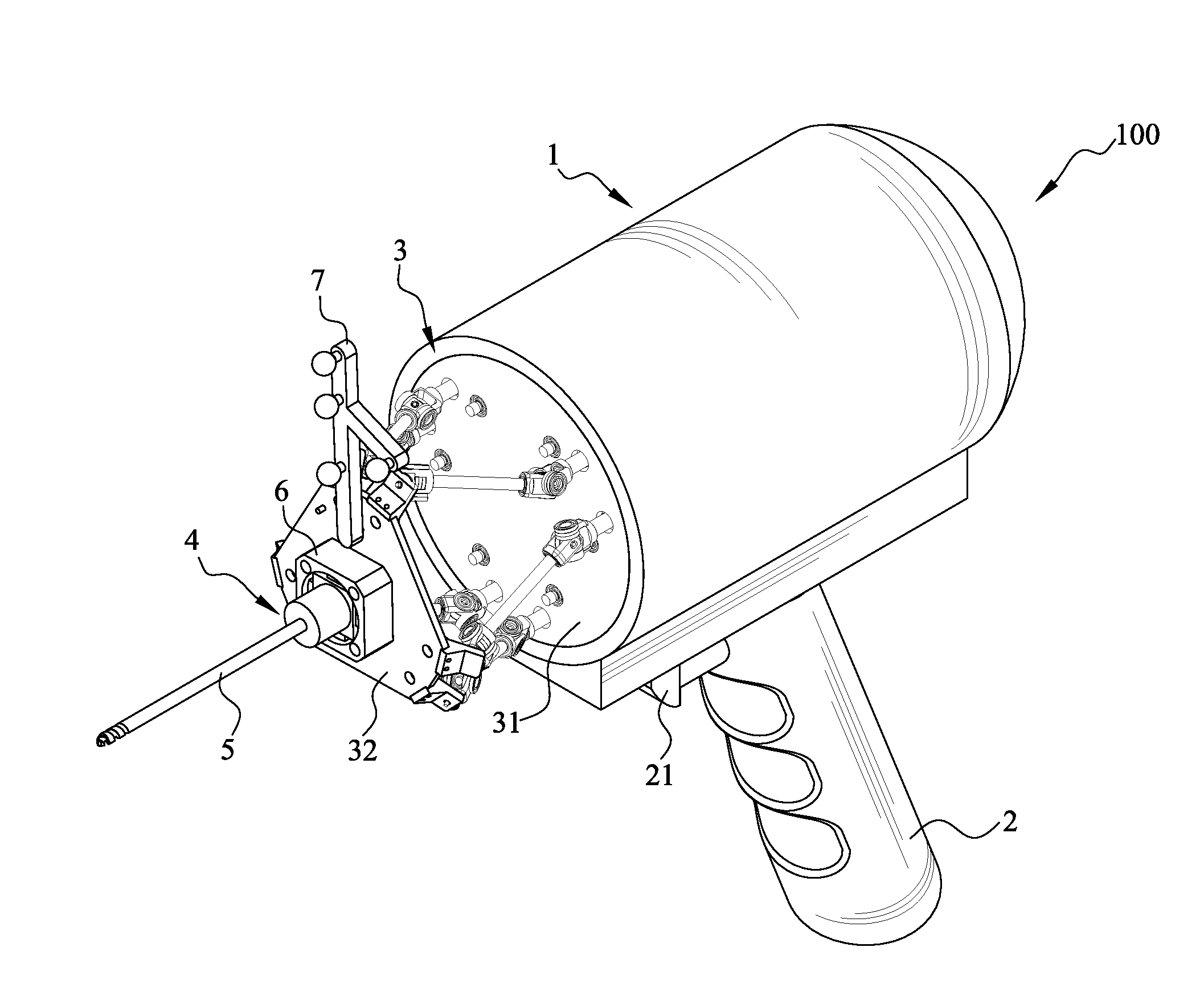 Handheld robot for orthopedic surgery and control method thereof