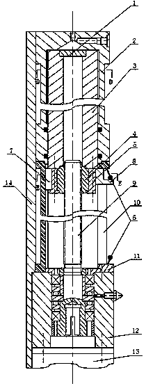 Unsaturated soil water-gas motion combined determination triaxial apparatus
