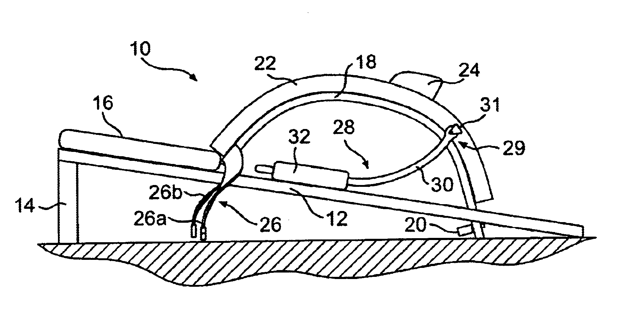 Exercise device for exercising of the abdominal muscles
