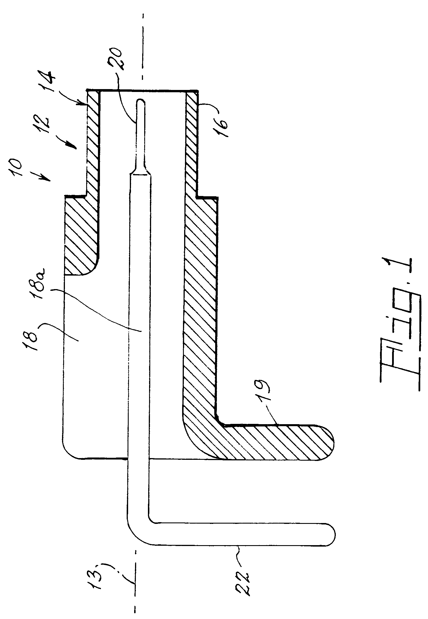 Right angled connector