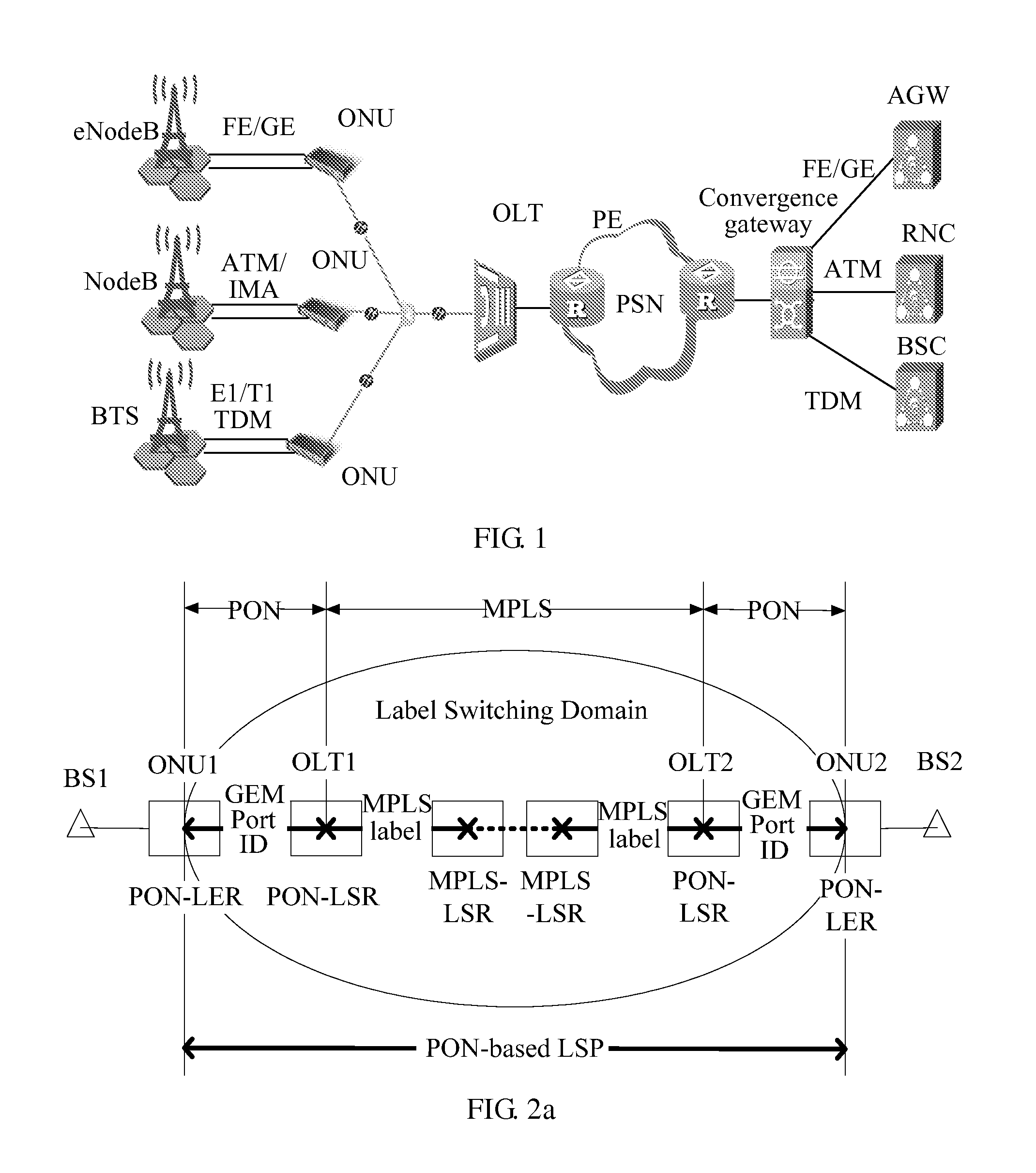 Label switching method, apparatus and system